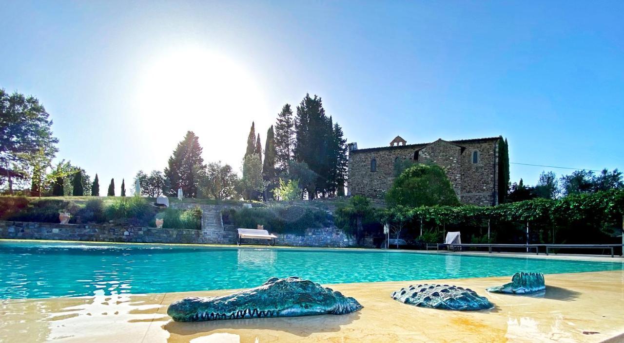 Villa Rignana Chianti Estate, Pool, Tennis,Cook Greve in Chianti Luaran gambar