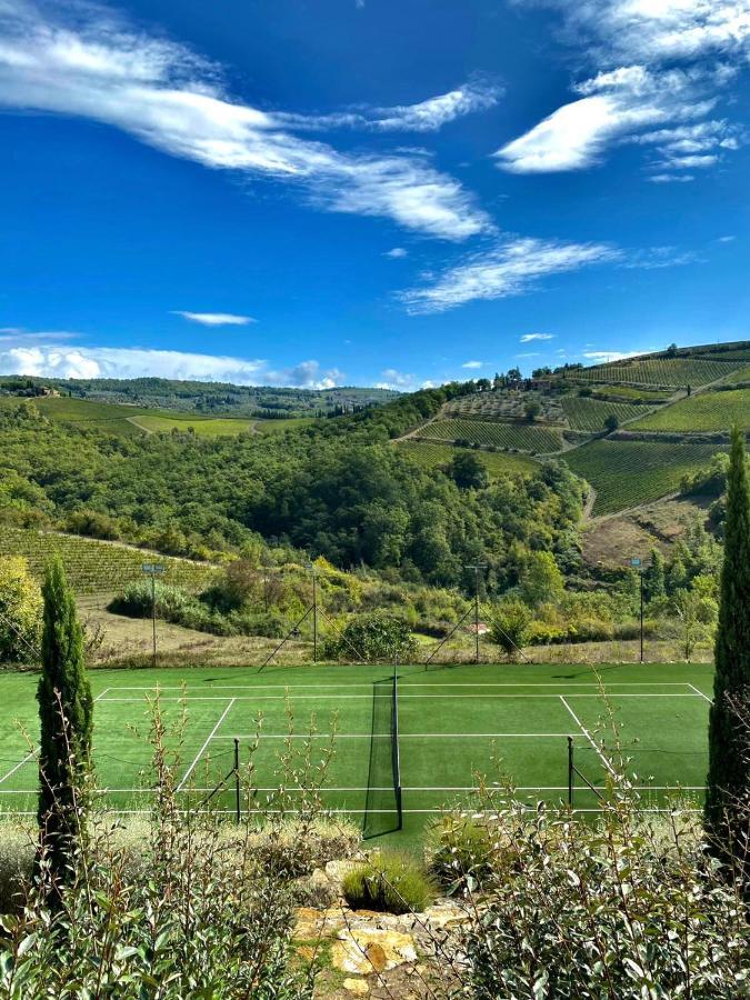 Villa Rignana Chianti Estate, Pool, Tennis,Cook Greve in Chianti Luaran gambar