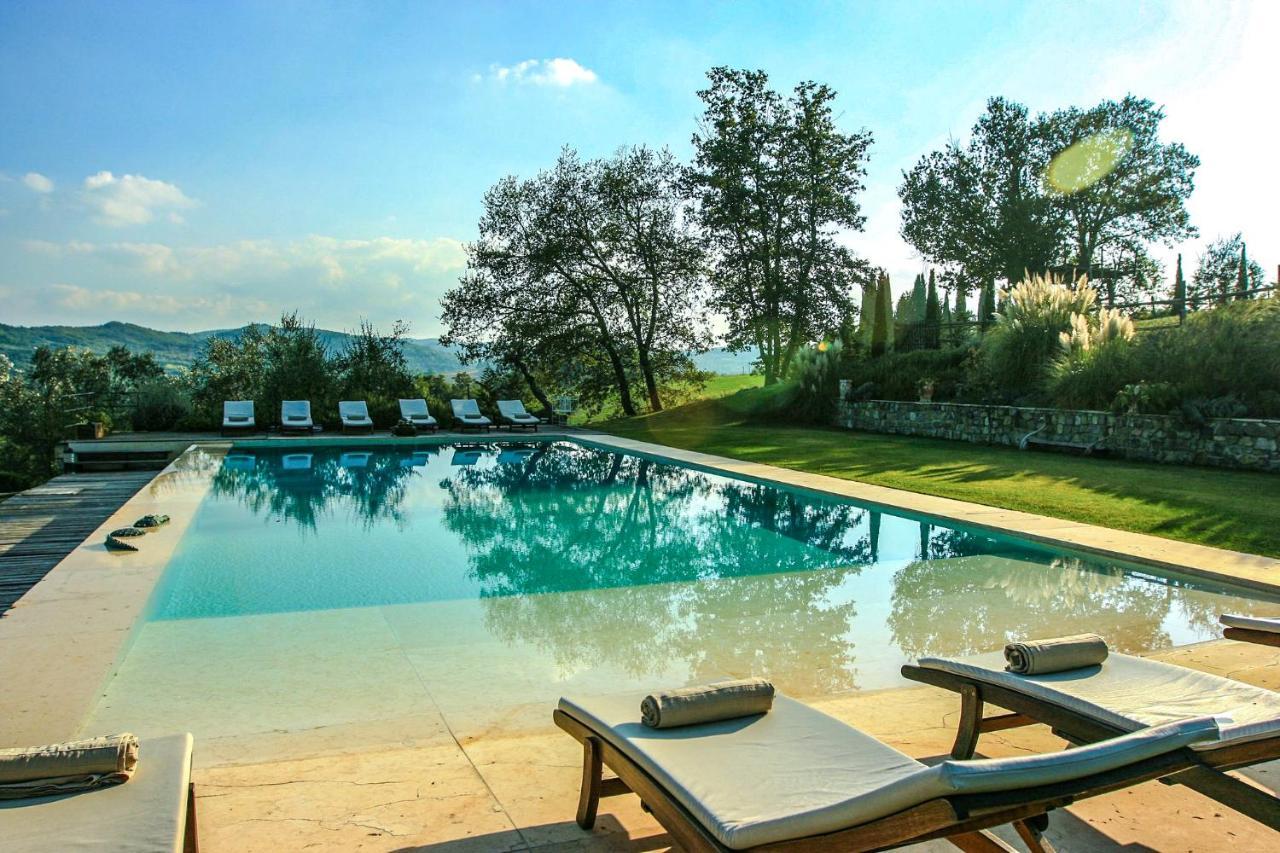Villa Rignana Chianti Estate, Pool, Tennis,Cook Greve in Chianti Luaran gambar