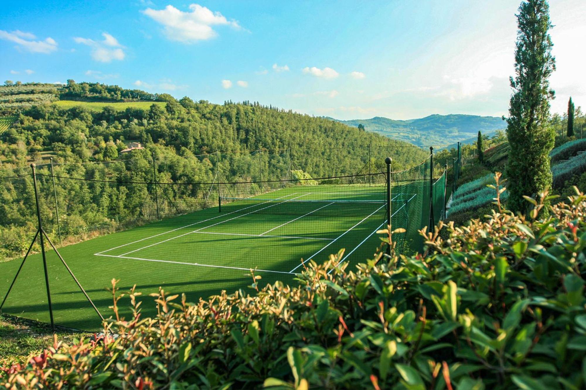 Villa Rignana Chianti Estate, Pool, Tennis,Cook Greve in Chianti Luaran gambar