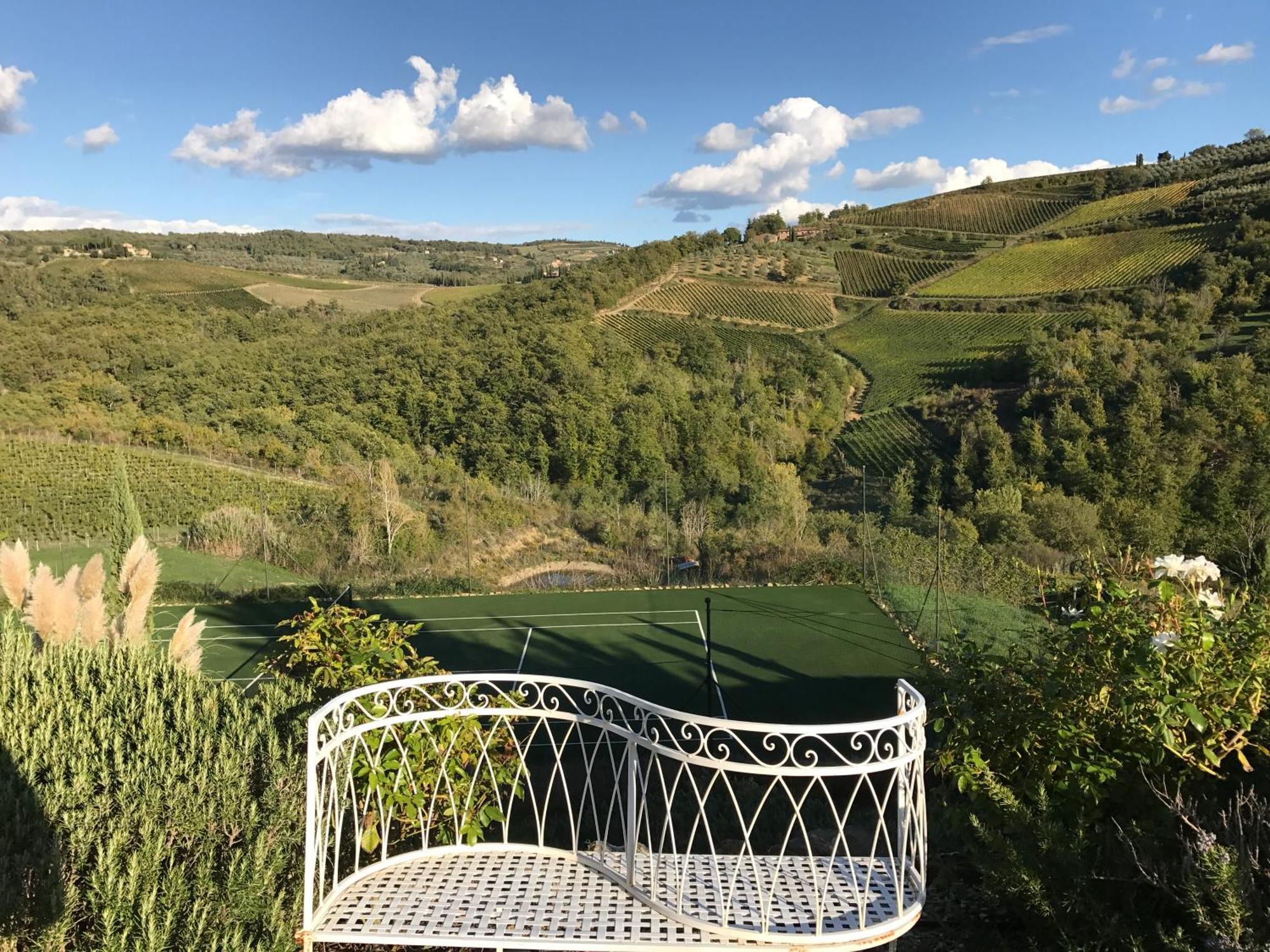 Villa Rignana Chianti Estate, Pool, Tennis,Cook Greve in Chianti Luaran gambar