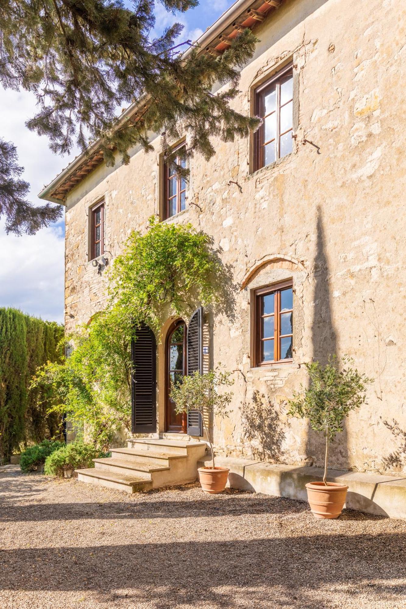 Villa Rignana Chianti Estate, Pool, Tennis,Cook Greve in Chianti Luaran gambar