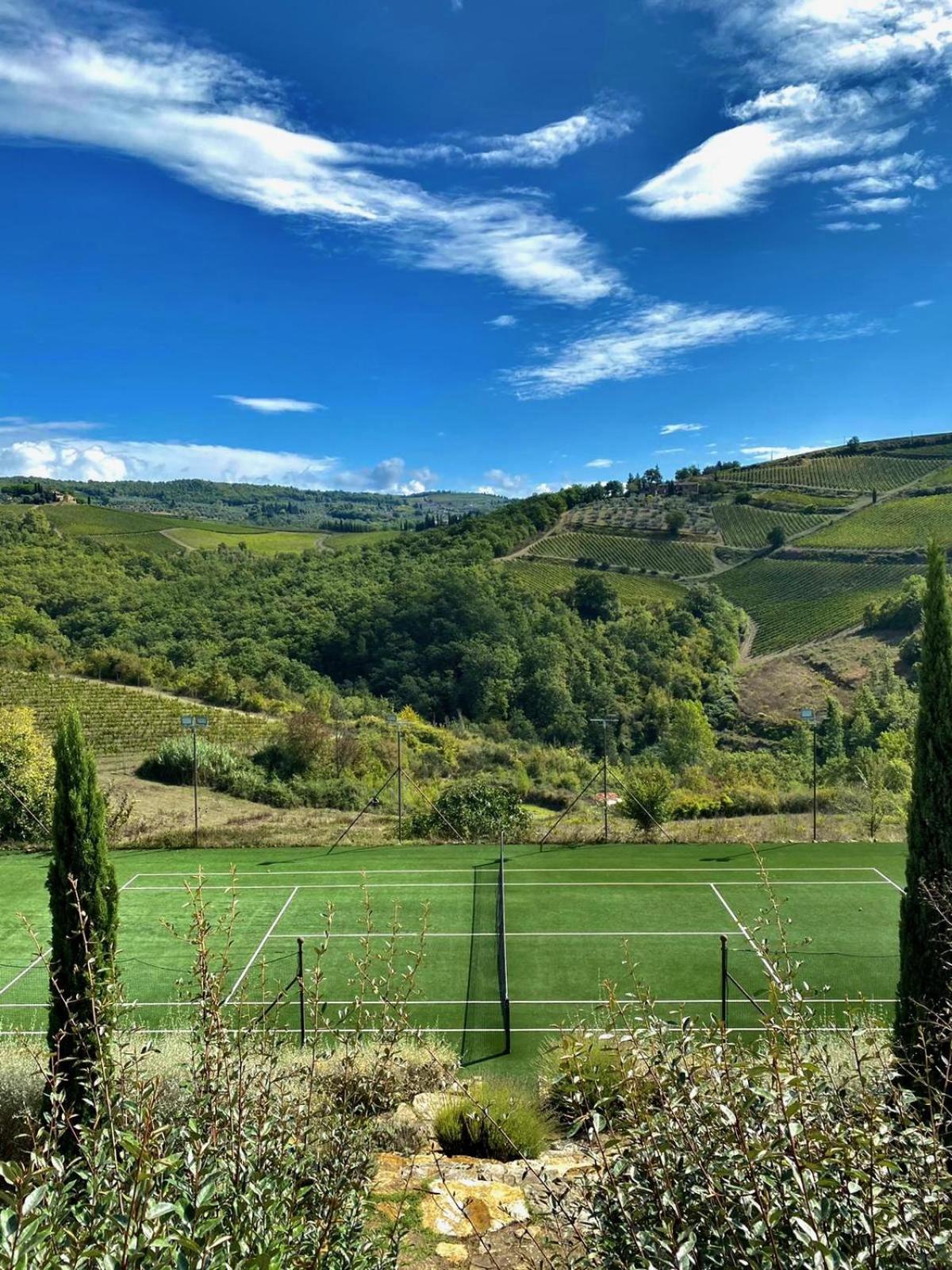 Villa Rignana Chianti Estate, Pool, Tennis,Cook Greve in Chianti Luaran gambar