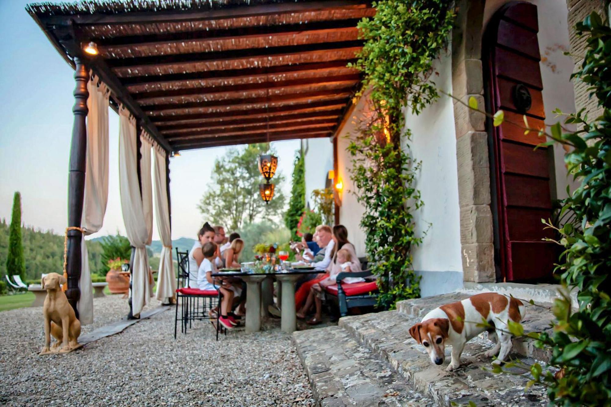 Villa Rignana Chianti Estate, Pool, Tennis,Cook Greve in Chianti Luaran gambar
